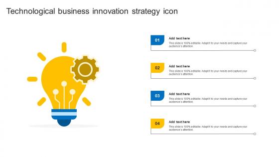 Technological Business Innovation Strategy Icon