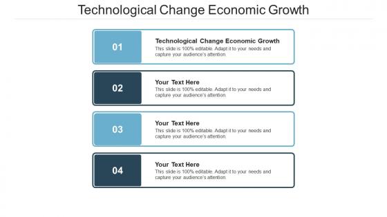 Technological change economic growth ppt powerpoint presentation background designs cpb