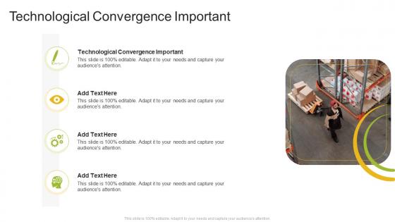Technological Convergence Important In Powerpoint And Google Slides Cpb