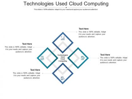 Technologies used cloud computing ppt powerpoint presentation icon graphic images cpb