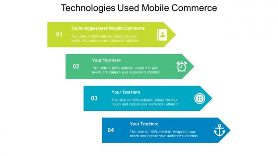Technologies used mobile commerce ppt powerpoint presentation file good cpb