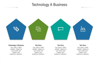 Technology a business ppt powerpoint presentation model clipart images cpb