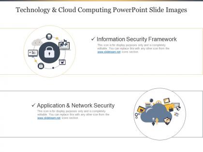Technology and cloud computing powerpoint slide images