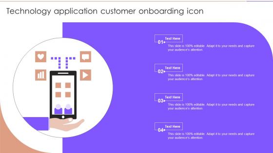 Technology Application Customer Onboarding Icon