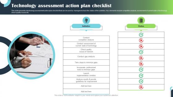 Technology Assessment Action Plan Checklist