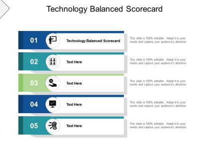 Technology balanced scorecard ppt powerpoint presentation pictures demonstration cpb