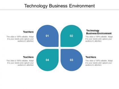Technology business environment ppt powerpoint presentation file clipart images cpb