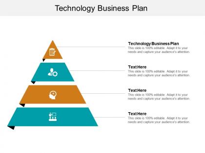Technology business plan ppt powerpoint presentation portfolio skills cpb