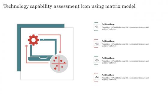 Technology Capability Assessment Icon Using Matrix Model