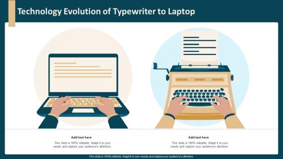 Technology Evolution Of Typewriter To Laptop