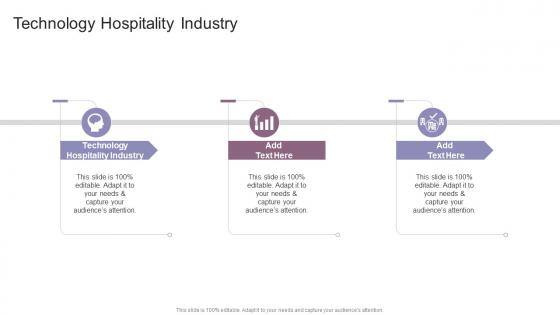 Technology Hospitality Industry In Powerpoint And Google Slides Cpb