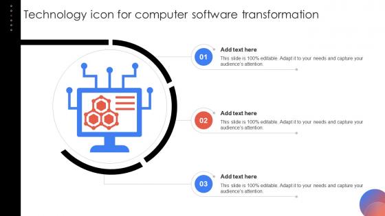 Technology Icon For Computer Software Transformation