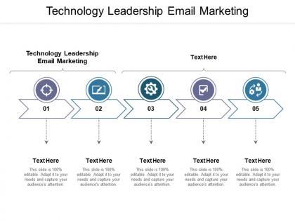 Technology leadership email marketing ppt powerpoint presentation layouts influencers cpb