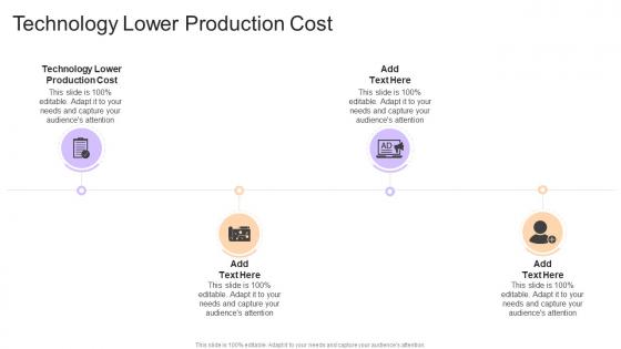 Technology Lower Production Cost In Powerpoint And Google Slides Cpb