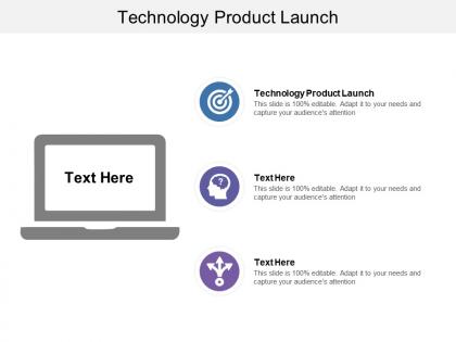 Technology product launch ppt powerpoint presentation inspiration icon cpb