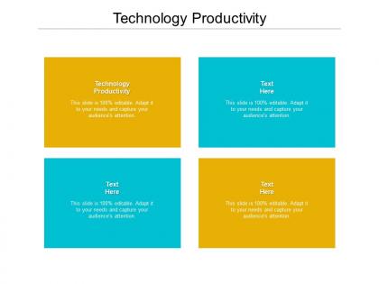 Technology productivity ppt powerpoint presentation layouts slide cpb