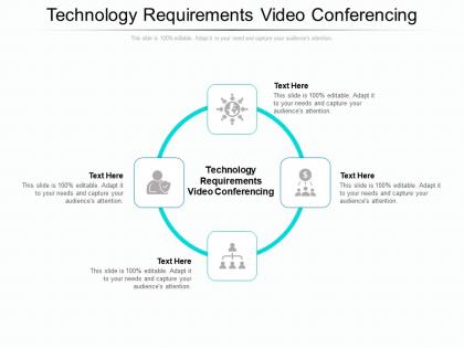 Technology requirements video conferencing ppt powerpoint presentation portfolio background cpb