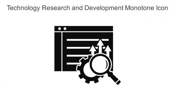 Technology Research And Development Monotone Icon In Powerpoint Pptx Png And Editable Eps Format
