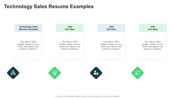 Technology Sales Resume Examples In Powerpoint And Google Slides Cpb