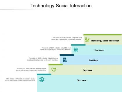 Technology social interaction ppt powerpoint presentation styles background cpb