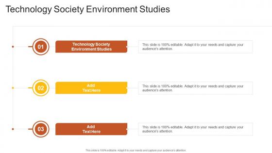 Technology Society Environment Studies In Powerpoint And Google Slides Cpb