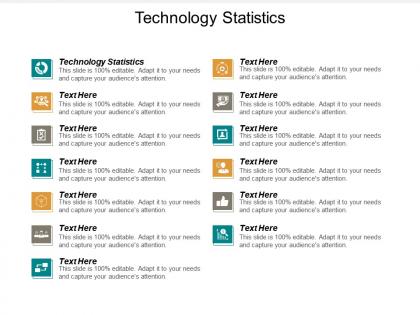 Technology statistics ppt powerpoint presentation model examples cpb