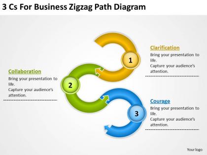 Technology strategy consulting zigzag path diagram powerpoint templates ppt backgrounds for slides 0618