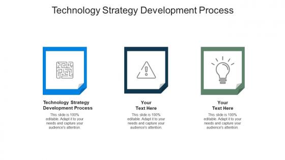 Technology strategy development process ppt powerpoint presentation professional portfolio cpb