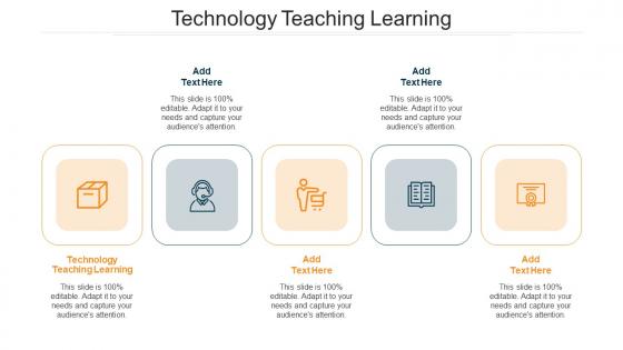 Technology Teaching Learning Ppt Powerpoint Presentation Outline Microsoft Cpb