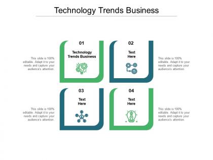 Technology trends business ppt powerpoint presentation layouts deck cpb