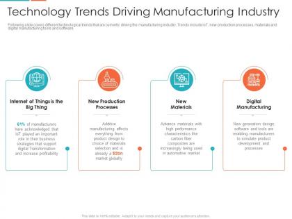 Technology trends driving manufacturing industry enterprise digitalization ppt download
