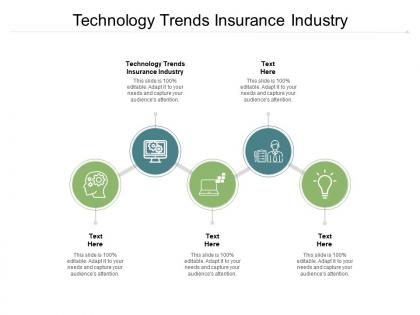 Technology trends insurance industry ppt powerpoint presentation inspiration background image cpb