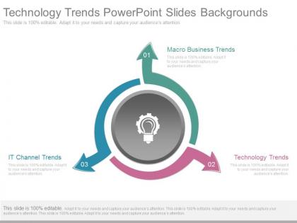 Technology trends powerpoint slides backgrounds