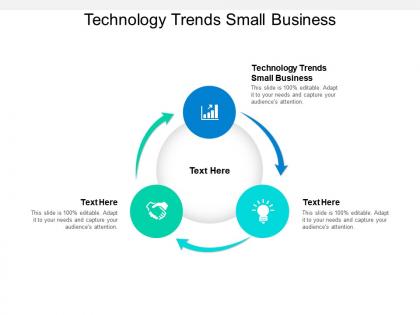 Technology trends small business ppt powerpoint presentation model example cpb