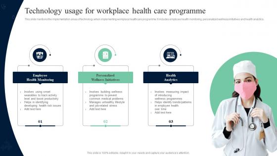Technology Usage For Workplace Health Care Programme