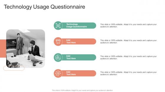 Technology Usage Questionnaire In Powerpoint And Google Slides Cpb