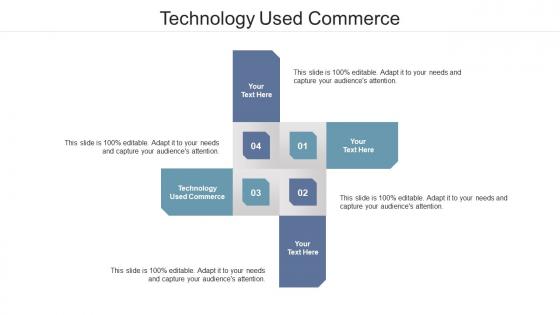 Technology used commerce ppt powerpoint presentation pictures layout ideas cpb