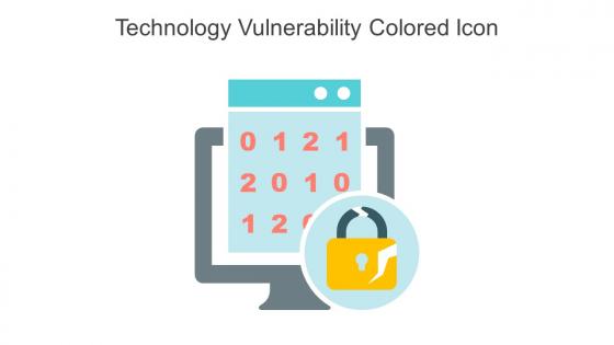 Technology Vulnerability Colored Icon In Powerpoint Pptx Png And Editable Eps Format