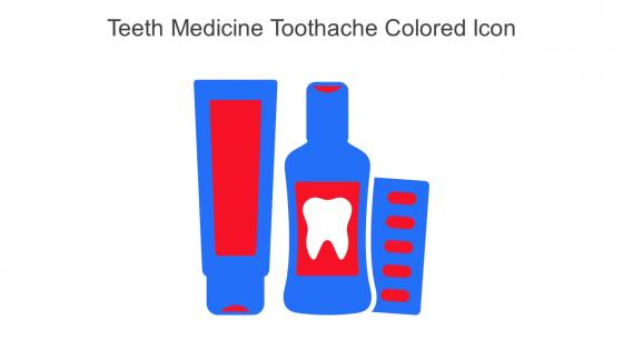 Teeth Medicine Toothache Colored Icon In Powerpoint Pptx Png And Editable Eps Format