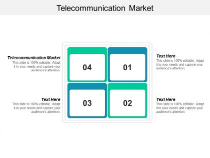 Telecommunication market ppt powerpoint presentation gallery format ideas cpb