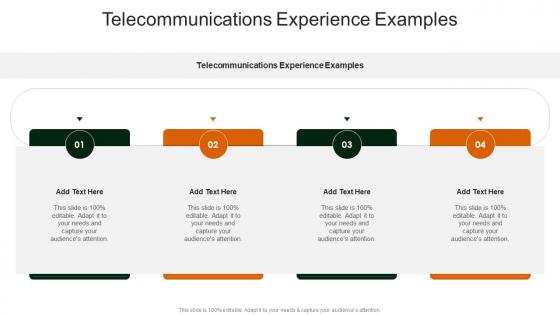 Telecommunications Experience Examples In Powerpoint And Google Slides Cpb