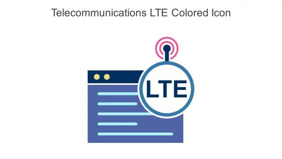 Telecommunications Lte Colored Icon In Powerpoint Pptx Png And Editable Eps Format
