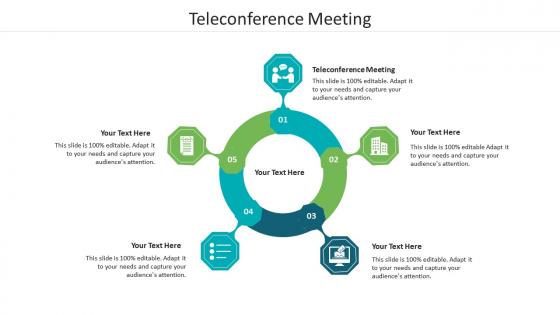 Teleconference meeting ppt powerpoint presentation infographic template layout cpb
