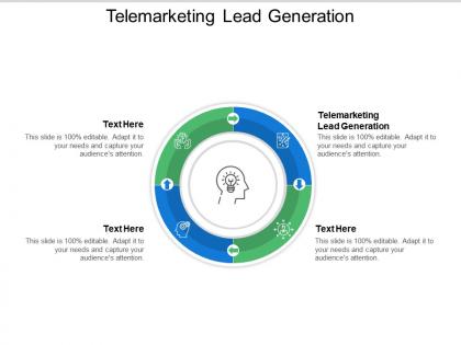 Telemarketing lead generation ppt powerpoint presentation visual aids backgrounds cpb