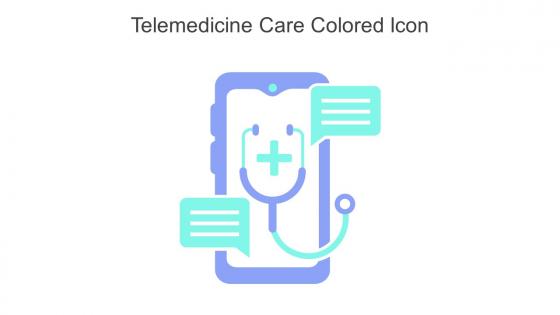 Telemedicine Care Colored Icon In Powerpoint Pptx Png And Editable Eps Format