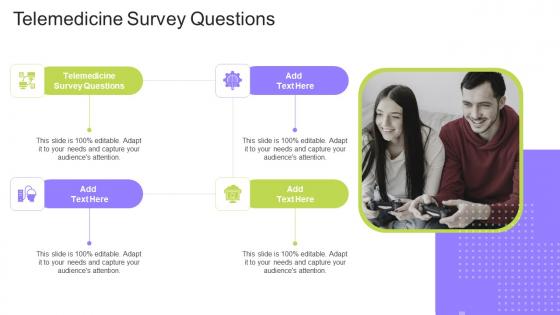 Telemedicine Survey Questions In Powerpoint And Google Slides Cpb