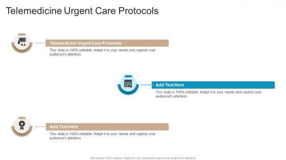 Telemedicine Urgent Care Protocols In Powerpoint And Google Slides Cpb
