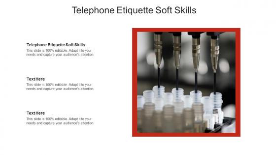 Telephone etiquette soft skills ppt powerpoint presentation summary design ideas cpb