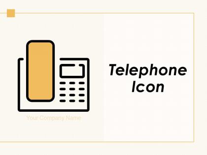 Telephone Icon Customer Support Smart Speech Bubble Video Conferencing