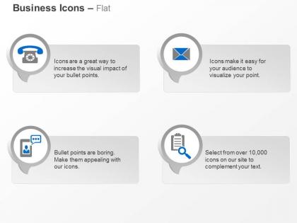 Telephone mail message data storage ppt icons graphics